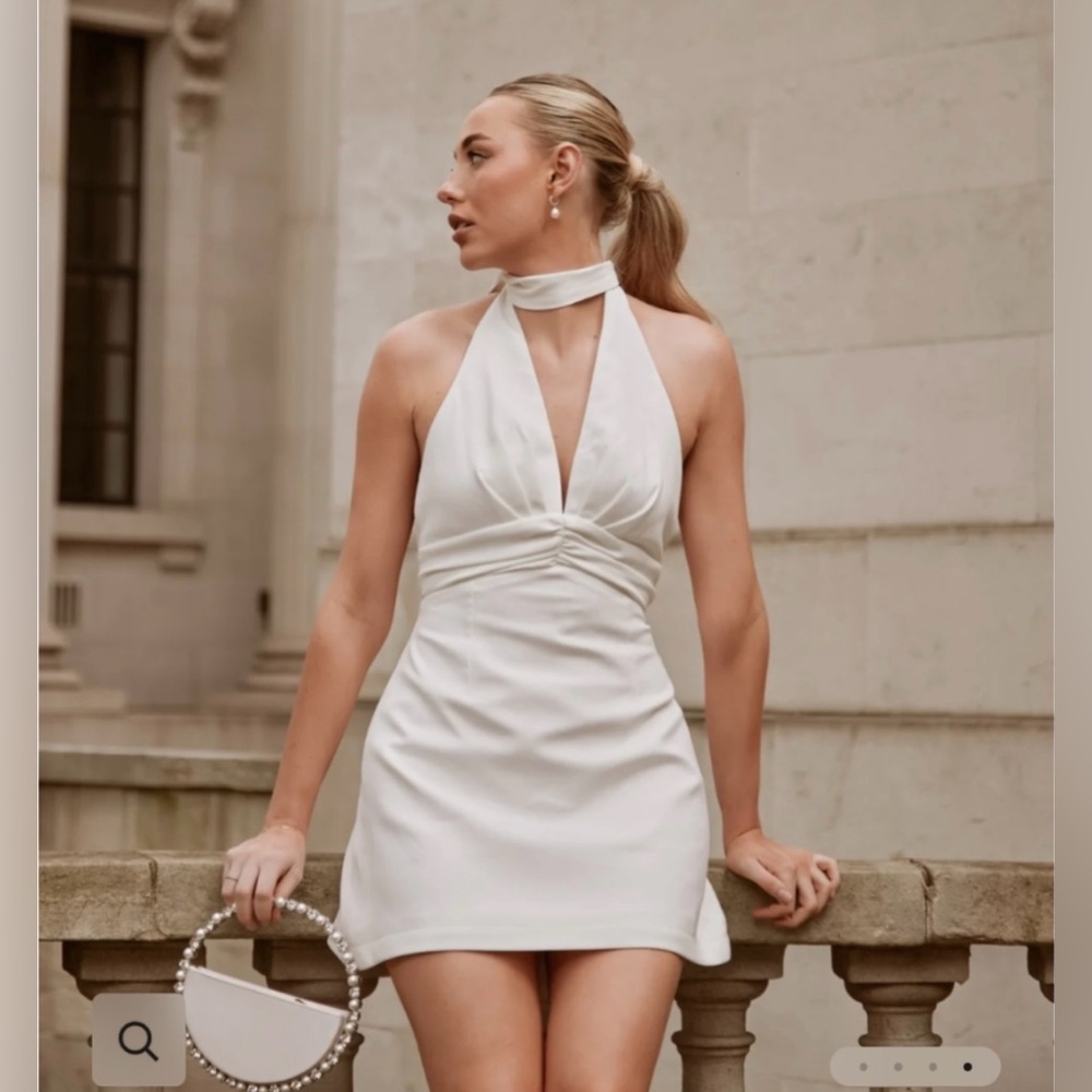 Odd Muse - The Ultimate Muse Halter Neck Mini Dress